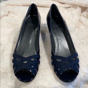 Staurt Weitzman Navy Pumps